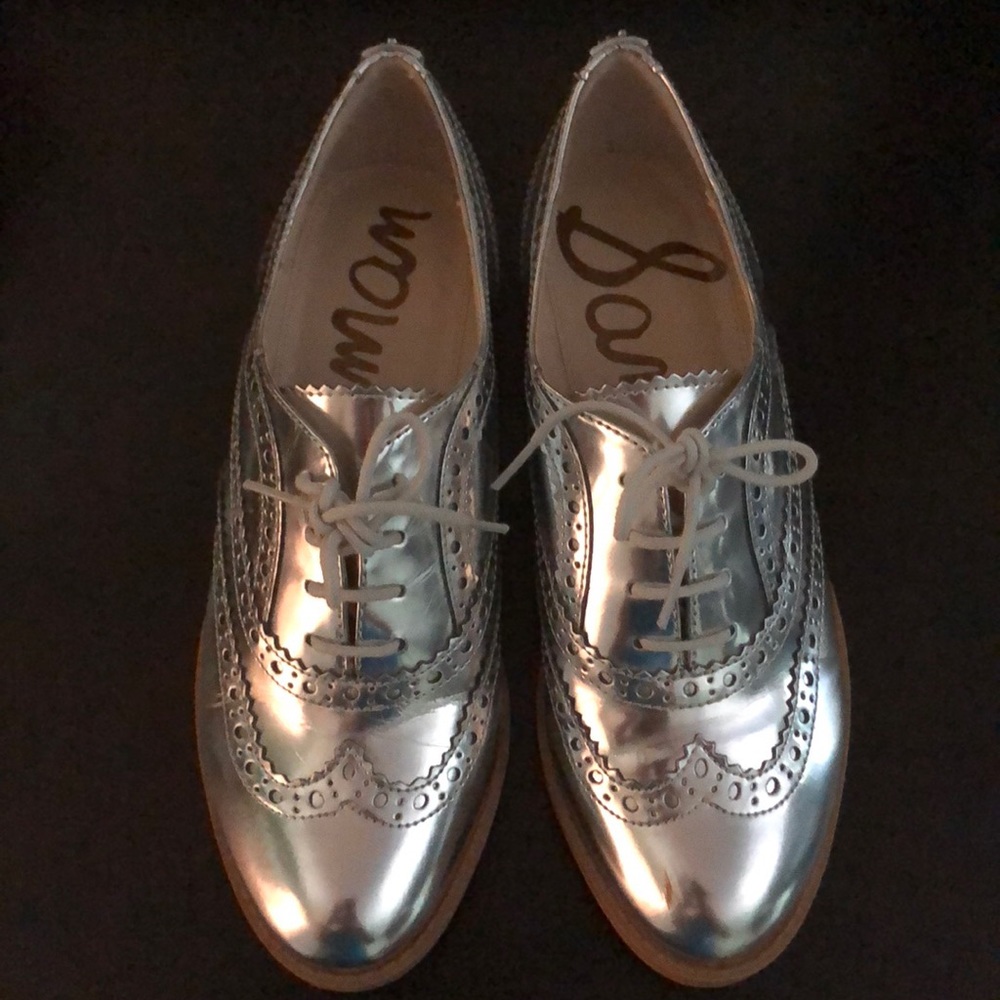 Metallic Sam Edelman shoes